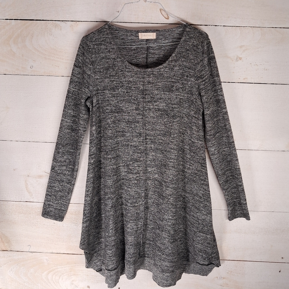 Altar'd State Grey Long Sleeve Dress Size Small